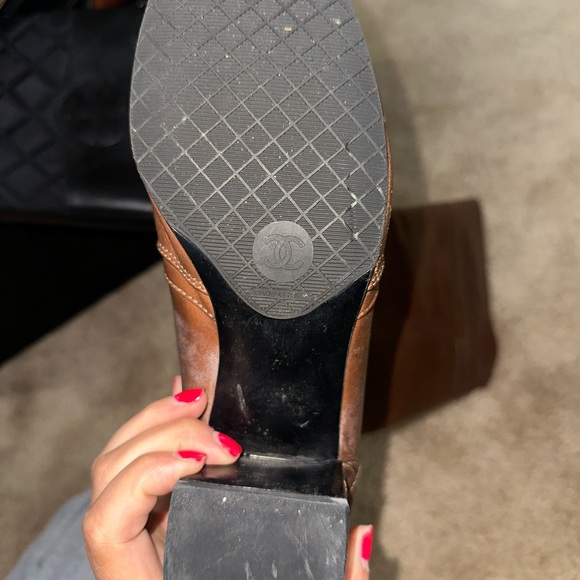 CHANEL RIDING BOOTS - Picture 8 of 9